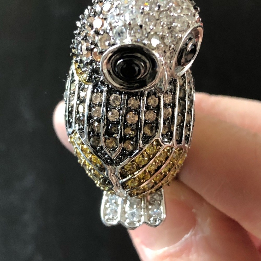 Super Beautiful Owl Crystal Ring - image 6